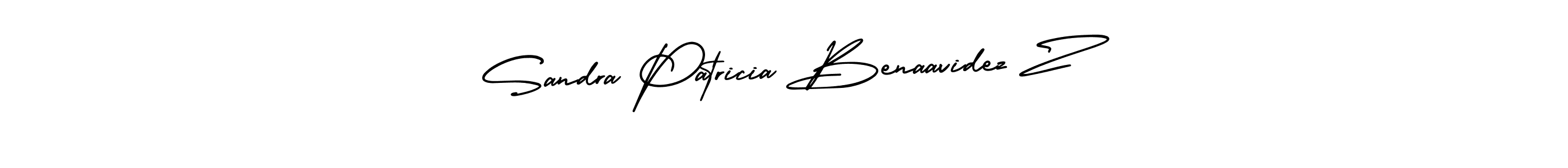 Make a beautiful signature design for name Sandra Patricia Benaavidez Z. With this signature (AmerikaSignatureDemo-Regular) style, you can create a handwritten signature for free. Sandra Patricia Benaavidez Z signature style 3 images and pictures png