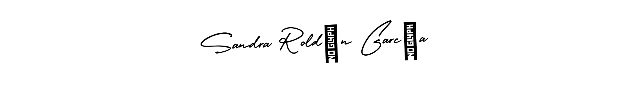 Best and Professional Signature Style for Sandra Roldán García. AmerikaSignatureDemo-Regular Best Signature Style Collection. Sandra Roldán García signature style 3 images and pictures png