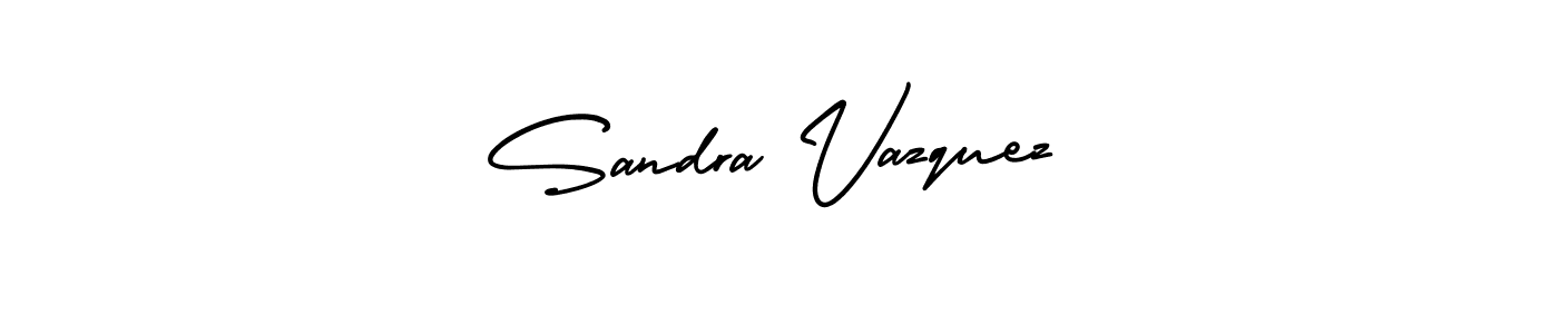 Sandra Vazquez stylish signature style. Best Handwritten Sign (AmerikaSignatureDemo-Regular) for my name. Handwritten Signature Collection Ideas for my name Sandra Vazquez. Sandra Vazquez signature style 3 images and pictures png