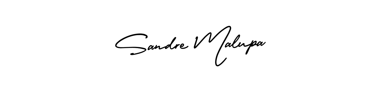 Best and Professional Signature Style for Sandre Malupa. AmerikaSignatureDemo-Regular Best Signature Style Collection. Sandre Malupa signature style 3 images and pictures png