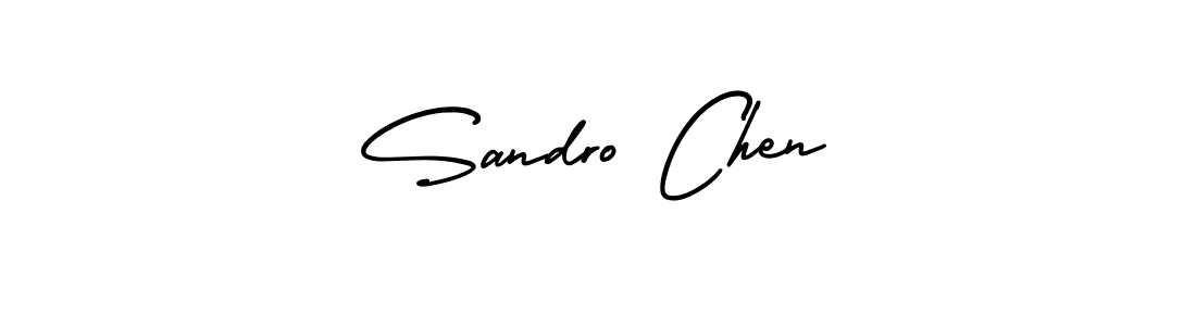 Once you've used our free online signature maker to create your best signature AmerikaSignatureDemo-Regular style, it's time to enjoy all of the benefits that Sandro Chen name signing documents. Sandro Chen signature style 3 images and pictures png