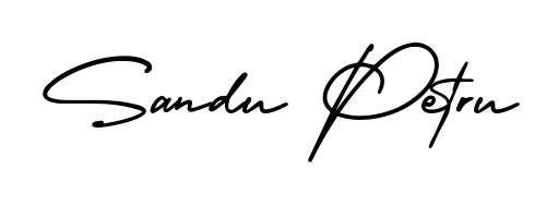 Try this chic Sandu Petru handwritten sign style. Using AmerikaSignatureDemo-Regular font elements, it gives your name a sleek, memorable identity. Sandu Petru signature style 3 images and pictures png