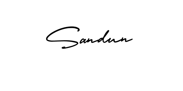 Make a short Sandun signature style. Manage your documents anywhere anytime using AmerikaSignatureDemo-Regular. Create and add eSignatures, submit forms, share and send files easily. Sandun signature style 3 images and pictures png