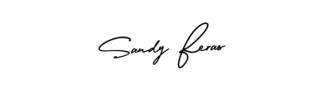 Make a beautiful signature design for name Sandy Feras. With this signature (AmerikaSignatureDemo-Regular) style, you can create a handwritten signature for free. Sandy Feras signature style 3 images and pictures png