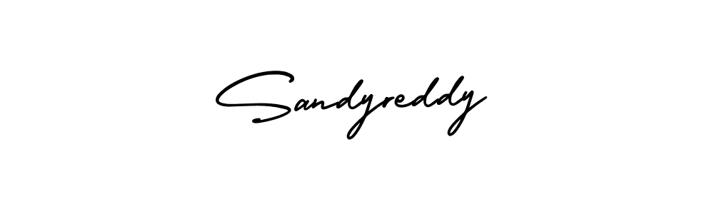 Use a signature maker to create a handwritten signature online. With this signature software, you can design (AmerikaSignatureDemo-Regular) your own signature for name Sandyreddy. Sandyreddy signature style 3 images and pictures png