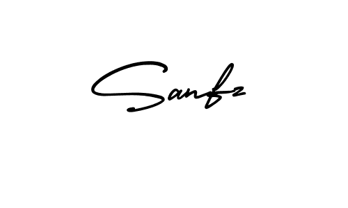 This is the best signature style for the Sanfz name. Also you like these signature font (AmerikaSignatureDemo-Regular). Mix name signature. Sanfz signature style 3 images and pictures png