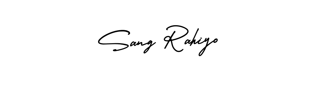 Make a beautiful signature design for name Sang Rahiyo. Use this online signature maker to create a handwritten signature for free. Sang Rahiyo signature style 3 images and pictures png
