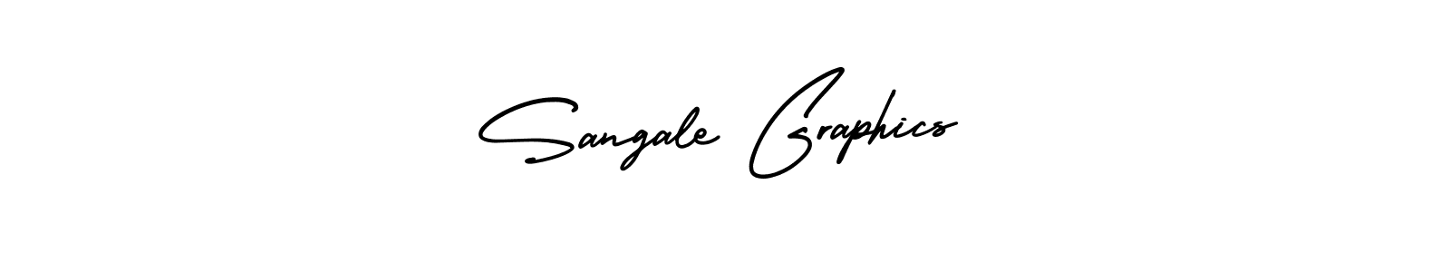 Also we have Sangale Graphics name is the best signature style. Create professional handwritten signature collection using AmerikaSignatureDemo-Regular autograph style. Sangale Graphics signature style 3 images and pictures png