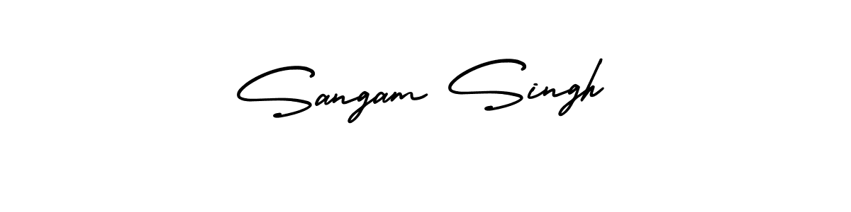 Make a beautiful signature design for name Sangam Singh. Use this online signature maker to create a handwritten signature for free. Sangam Singh signature style 3 images and pictures png