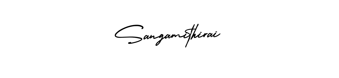 Make a beautiful signature design for name Sangamithirai. Use this online signature maker to create a handwritten signature for free. Sangamithirai signature style 3 images and pictures png