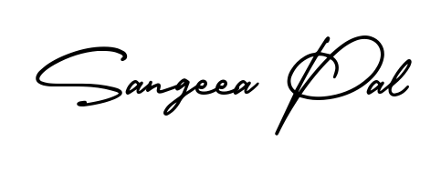 The AmerikaSignatureDemo-Regular typeface gives name Sangeea Pal a refined look. Suitable for certificates, diplomas, and official verification. Sangeea Pal signature style 3 images and pictures png