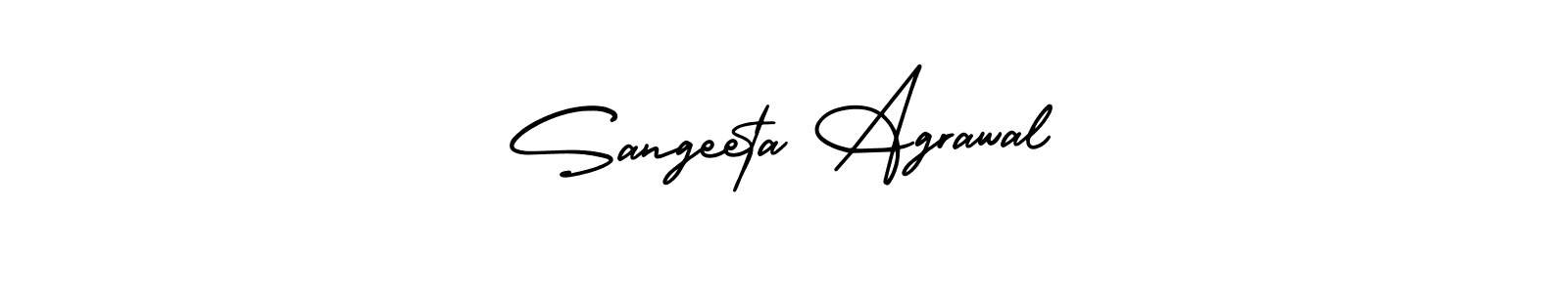 Design your own signature with our free online signature maker. With this signature software, you can create a handwritten (AmerikaSignatureDemo-Regular) signature for name Sangeeta Agrawal. Sangeeta Agrawal signature style 3 images and pictures png