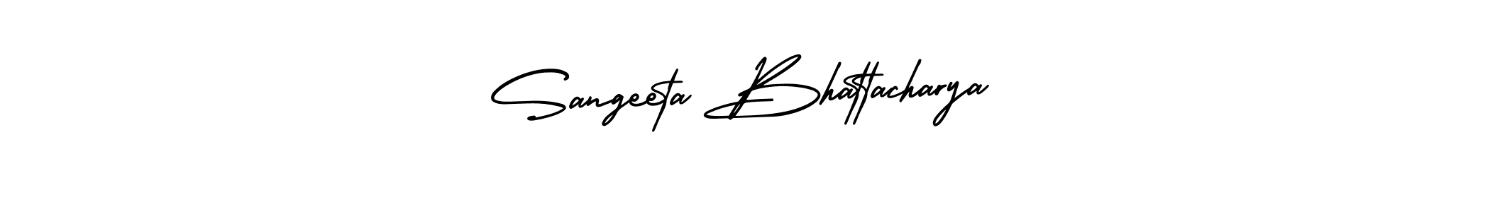 Sangeeta Bhattacharya stylish signature style. Best Handwritten Sign (AmerikaSignatureDemo-Regular) for my name. Handwritten Signature Collection Ideas for my name Sangeeta Bhattacharya. Sangeeta Bhattacharya signature style 3 images and pictures png