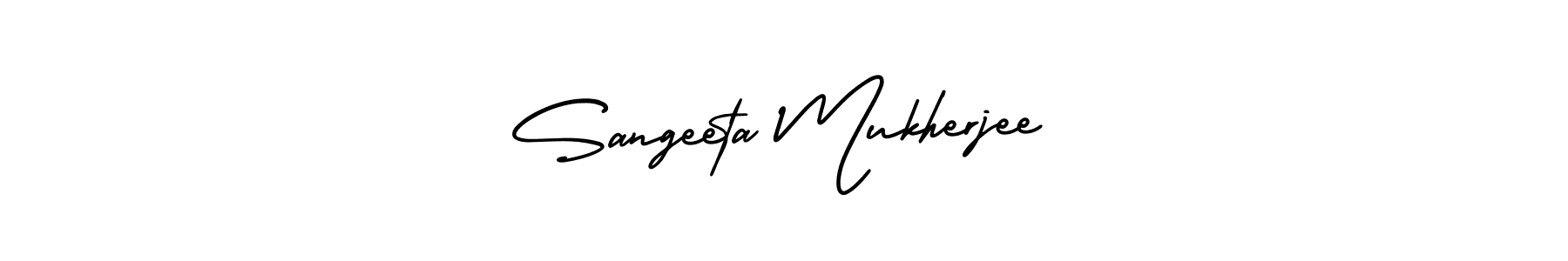 Sangeeta Mukherjee stylish signature style. Best Handwritten Sign (AmerikaSignatureDemo-Regular) for my name. Handwritten Signature Collection Ideas for my name Sangeeta Mukherjee. Sangeeta Mukherjee signature style 3 images and pictures png