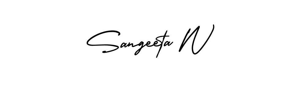 Also we have Sangeeta W name is the best signature style. Create professional handwritten signature collection using AmerikaSignatureDemo-Regular autograph style. Sangeeta W signature style 3 images and pictures png