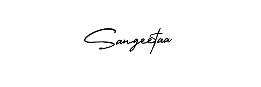 Create a beautiful signature design for name Sangeetaa. With this signature (AmerikaSignatureDemo-Regular) fonts, you can make a handwritten signature for free. Sangeetaa signature style 3 images and pictures png