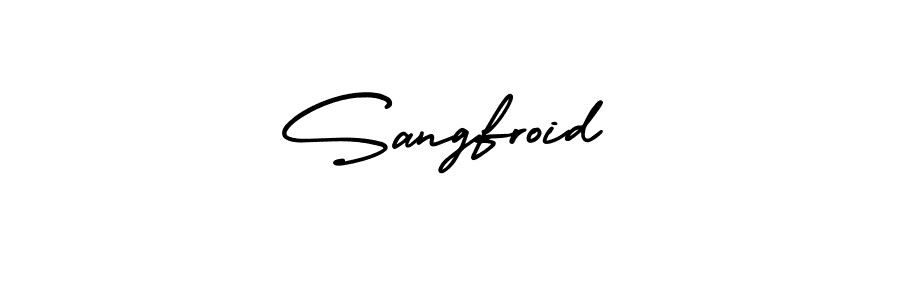 It looks lik you need a new signature style for name Sangfroid. Design unique handwritten (AmerikaSignatureDemo-Regular) signature with our free signature maker in just a few clicks. Sangfroid signature style 3 images and pictures png