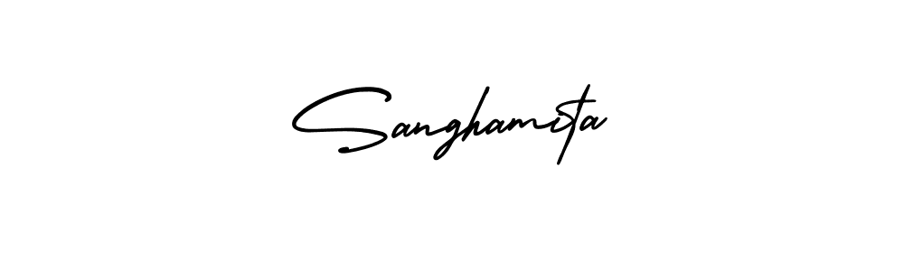 Make a short Sanghamita signature style. Manage your documents anywhere anytime using AmerikaSignatureDemo-Regular. Create and add eSignatures, submit forms, share and send files easily. Sanghamita signature style 3 images and pictures png
