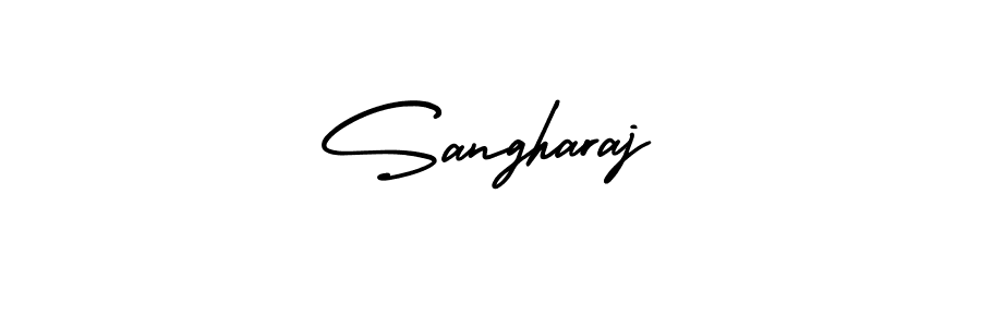 Also You can easily find your signature by using the search form. We will create Sangharaj name handwritten signature images for you free of cost using AmerikaSignatureDemo-Regular sign style. Sangharaj signature style 3 images and pictures png