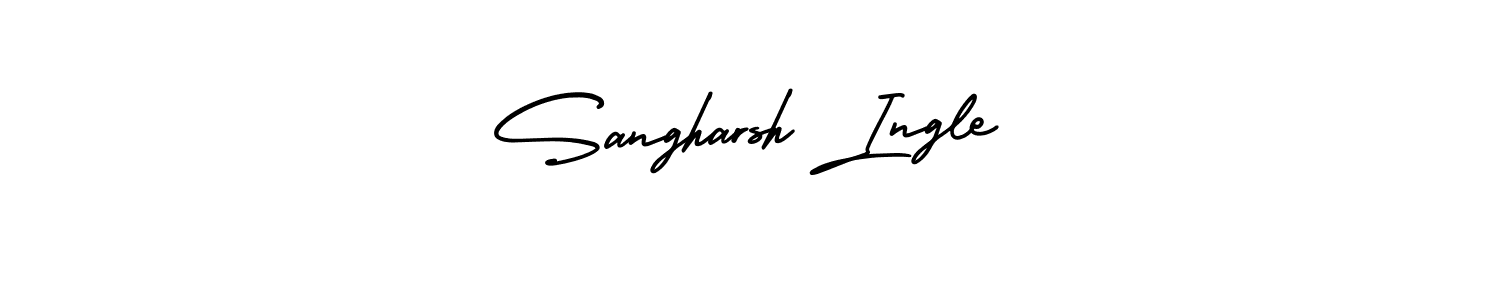 Also we have Sangharsh Ingle name is the best signature style. Create professional handwritten signature collection using AmerikaSignatureDemo-Regular autograph style. Sangharsh Ingle signature style 3 images and pictures png