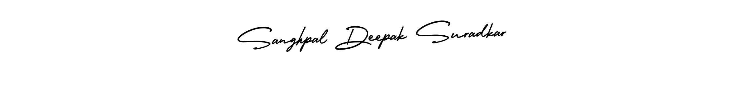 It looks lik you need a new signature style for name Sanghpal Deepak Suradkar. Design unique handwritten (AmerikaSignatureDemo-Regular) signature with our free signature maker in just a few clicks. Sanghpal Deepak Suradkar signature style 3 images and pictures png