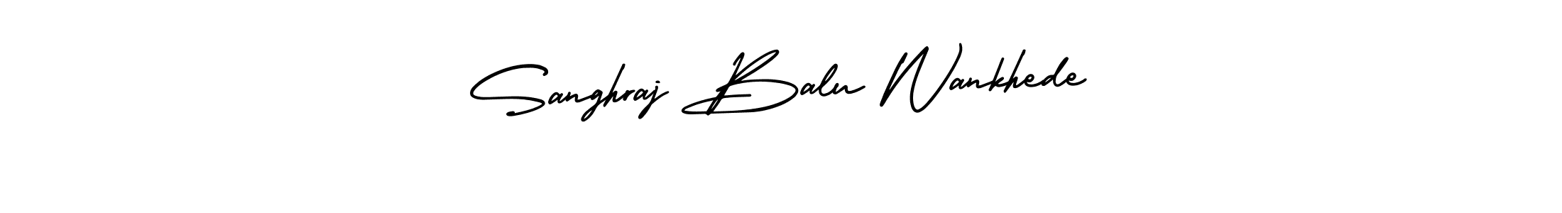 Here are the top 10 professional signature styles for the name Sanghraj Balu Wankhede. These are the best autograph styles you can use for your name. Sanghraj Balu Wankhede signature style 3 images and pictures png