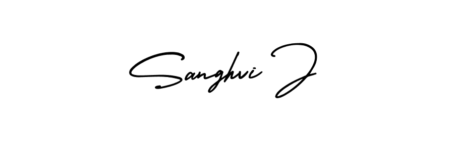 Also You can easily find your signature by using the search form. We will create Sanghvi J name handwritten signature images for you free of cost using AmerikaSignatureDemo-Regular sign style. Sanghvi J signature style 3 images and pictures png