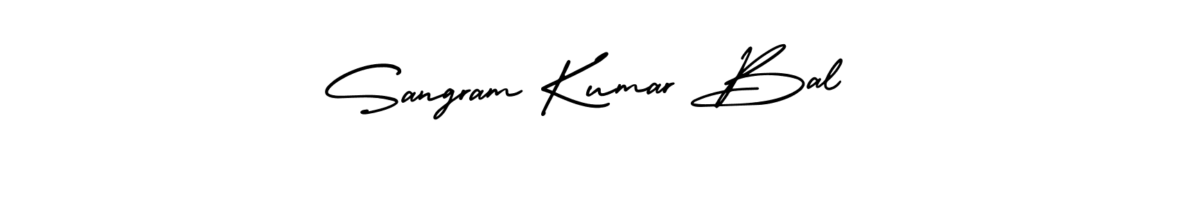 How to Draw Sangram Kumar Bal signature style? AmerikaSignatureDemo-Regular is a latest design signature styles for name Sangram Kumar Bal. Sangram Kumar Bal signature style 3 images and pictures png
