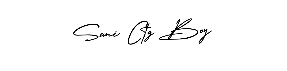 Also You can easily find your signature by using the search form. We will create Sani Ctg Boy name handwritten signature images for you free of cost using AmerikaSignatureDemo-Regular sign style. Sani Ctg Boy signature style 3 images and pictures png