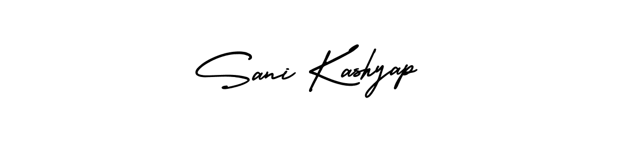 Here are the top 10 professional signature styles for the name Sani Kashyap. These are the best autograph styles you can use for your name. Sani Kashyap signature style 3 images and pictures png