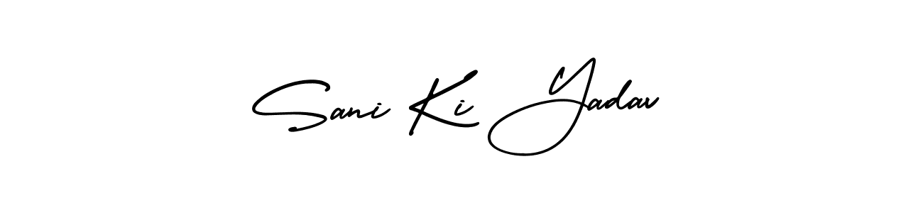 You can use this online signature creator to create a handwritten signature for the name Sani Ki Yadav. This is the best online autograph maker. Sani Ki Yadav signature style 3 images and pictures png