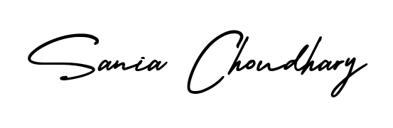 Practice writing Sania Choudhary with the flow of AmerikaSignatureDemo-Regular lettering. A fantastic source of inspiration for developing your personal signature style. Sania Choudhary signature style 3 images and pictures png