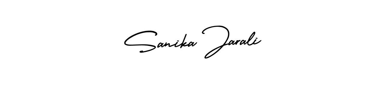 How to Draw Sanika Jarali signature style? AmerikaSignatureDemo-Regular is a latest design signature styles for name Sanika Jarali. Sanika Jarali signature style 3 images and pictures png