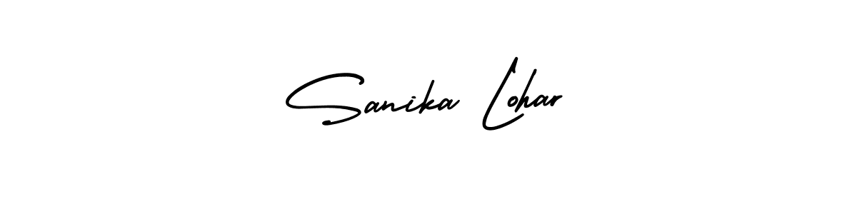 Make a beautiful signature design for name Sanika Lohar. With this signature (AmerikaSignatureDemo-Regular) style, you can create a handwritten signature for free. Sanika Lohar signature style 3 images and pictures png
