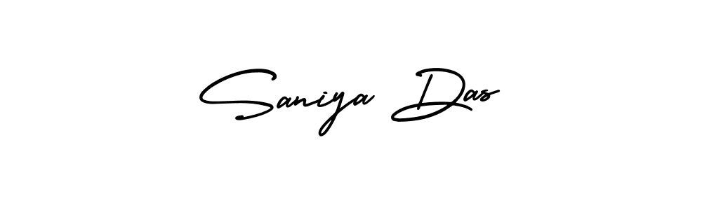 Design your own signature with our free online signature maker. With this signature software, you can create a handwritten (AmerikaSignatureDemo-Regular) signature for name Saniya Das. Saniya Das signature style 3 images and pictures png