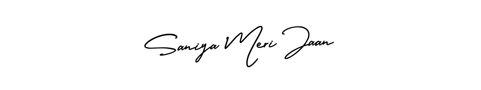 Similarly AmerikaSignatureDemo-Regular is the best handwritten signature design. Signature creator online .You can use it as an online autograph creator for name Saniya Meri Jaan. Saniya Meri Jaan signature style 3 images and pictures png