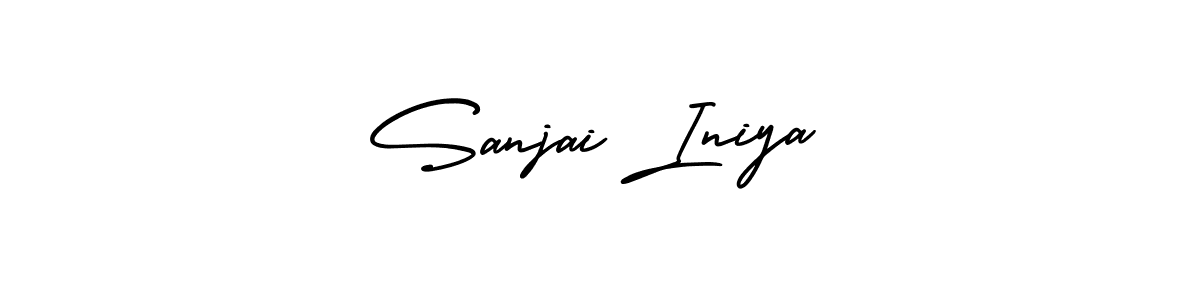 Check out images of Autograph of Sanjai Iniya name. Actor Sanjai Iniya Signature Style. AmerikaSignatureDemo-Regular is a professional sign style online. Sanjai Iniya signature style 3 images and pictures png