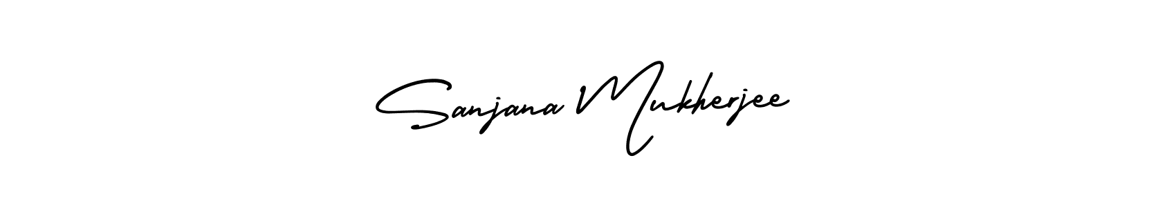 Make a beautiful signature design for name Sanjana Mukherjee. Use this online signature maker to create a handwritten signature for free. Sanjana Mukherjee signature style 3 images and pictures png