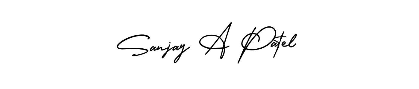 How to Draw Sanjay A Patel signature style? AmerikaSignatureDemo-Regular is a latest design signature styles for name Sanjay A Patel. Sanjay A Patel signature style 3 images and pictures png