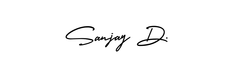 AmerikaSignatureDemo-Regular is a professional signature style that is perfect for those who want to add a touch of class to their signature. It is also a great choice for those who want to make their signature more unique. Get Sanjay D. name to fancy signature for free. Sanjay D. signature style 3 images and pictures png