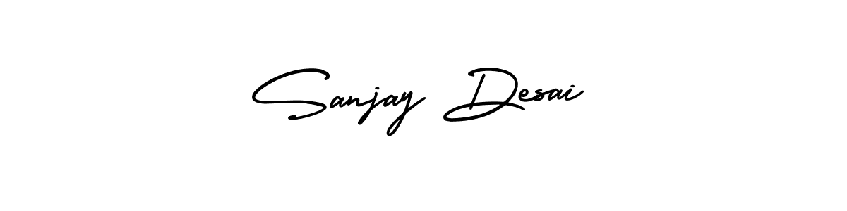How to make Sanjay Desai signature? AmerikaSignatureDemo-Regular is a professional autograph style. Create handwritten signature for Sanjay Desai name. Sanjay Desai signature style 3 images and pictures png