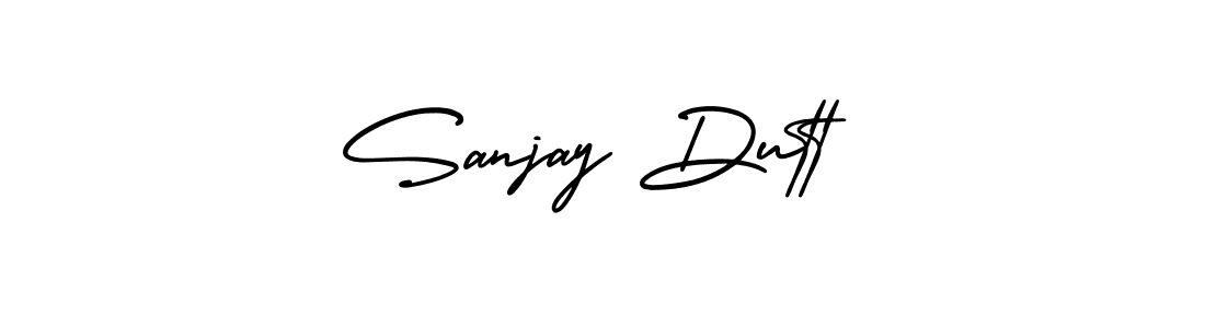 It looks lik you need a new signature style for name Sanjay Dutt. Design unique handwritten (AmerikaSignatureDemo-Regular) signature with our free signature maker in just a few clicks. Sanjay Dutt signature style 3 images and pictures png