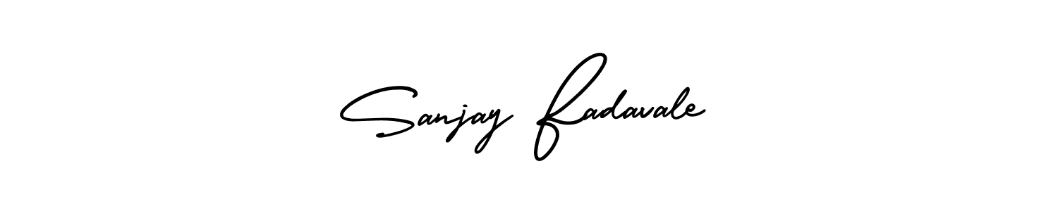 Make a beautiful signature design for name Sanjay Fadavale. Use this online signature maker to create a handwritten signature for free. Sanjay Fadavale signature style 3 images and pictures png