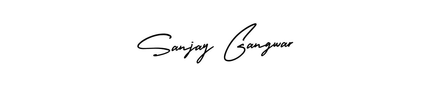 Make a beautiful signature design for name Sanjay Gangwar. Use this online signature maker to create a handwritten signature for free. Sanjay Gangwar signature style 3 images and pictures png