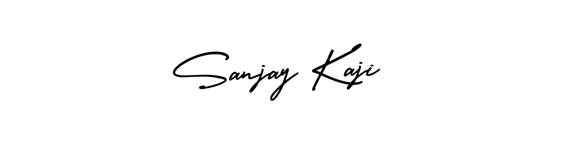 Similarly AmerikaSignatureDemo-Regular is the best handwritten signature design. Signature creator online .You can use it as an online autograph creator for name Sanjay Kaji. Sanjay Kaji signature style 3 images and pictures png