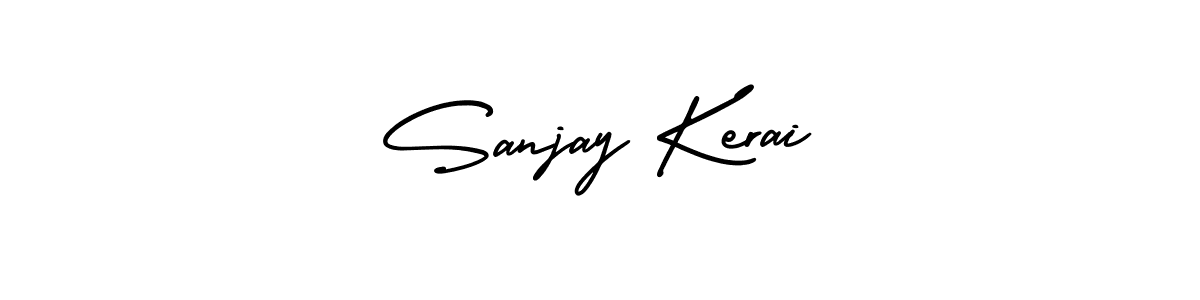 Similarly AmerikaSignatureDemo-Regular is the best handwritten signature design. Signature creator online .You can use it as an online autograph creator for name Sanjay Kerai. Sanjay Kerai signature style 3 images and pictures png