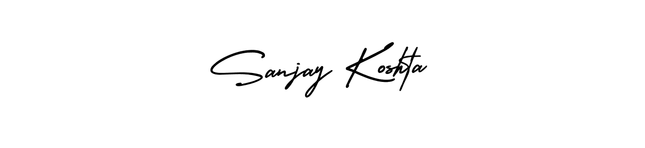 Check out images of Autograph of Sanjay Koshta name. Actor Sanjay Koshta Signature Style. AmerikaSignatureDemo-Regular is a professional sign style online. Sanjay Koshta signature style 3 images and pictures png