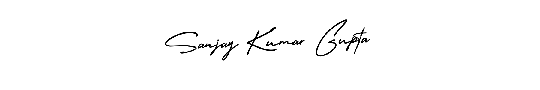 How to Draw Sanjay Kumar Gupta signature style? AmerikaSignatureDemo-Regular is a latest design signature styles for name Sanjay Kumar Gupta. Sanjay Kumar Gupta signature style 3 images and pictures png