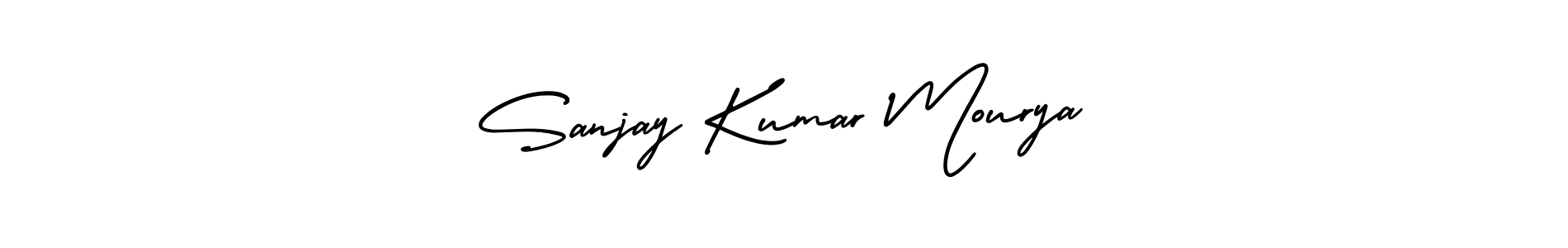 if you are searching for the best signature style for your name Sanjay Kumar Mourya. so please give up your signature search. here we have designed multiple signature styles  using AmerikaSignatureDemo-Regular. Sanjay Kumar Mourya signature style 3 images and pictures png