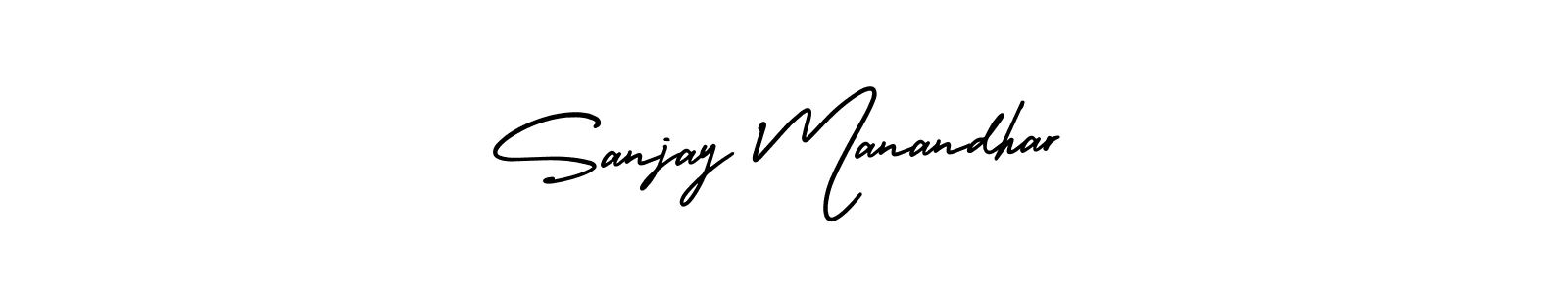 Also You can easily find your signature by using the search form. We will create Sanjay Manandhar name handwritten signature images for you free of cost using AmerikaSignatureDemo-Regular sign style. Sanjay Manandhar signature style 3 images and pictures png